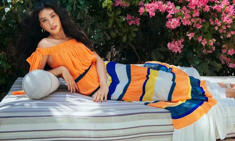 Hoa hậu Tiểu Vy khoe nhan sắc rực rỡ trong bộ ảnh mới chụp tại quê nhà Hội An